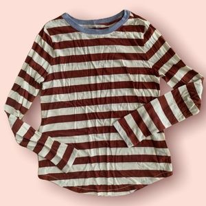 MADEWELL Stripe Long Sleeve Tee